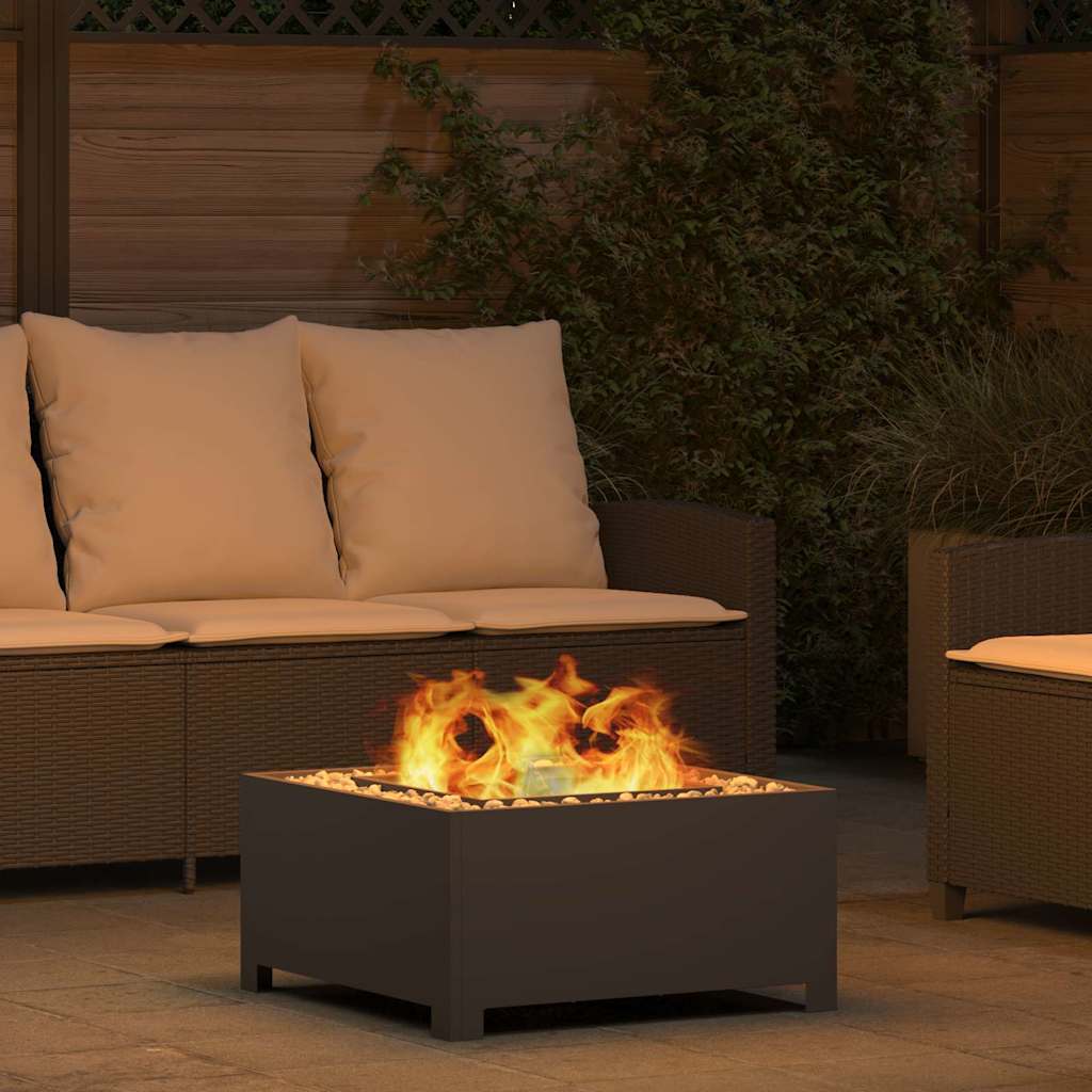 Kamin Crna 60 x 60 x 30 cm Čelik