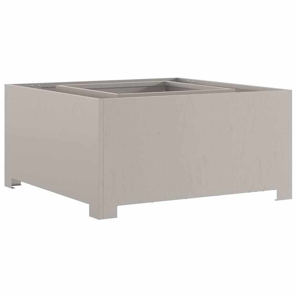 Kamin Rđa 80 x 80 x 40 cm Čelik otporan na vremenske uvjete