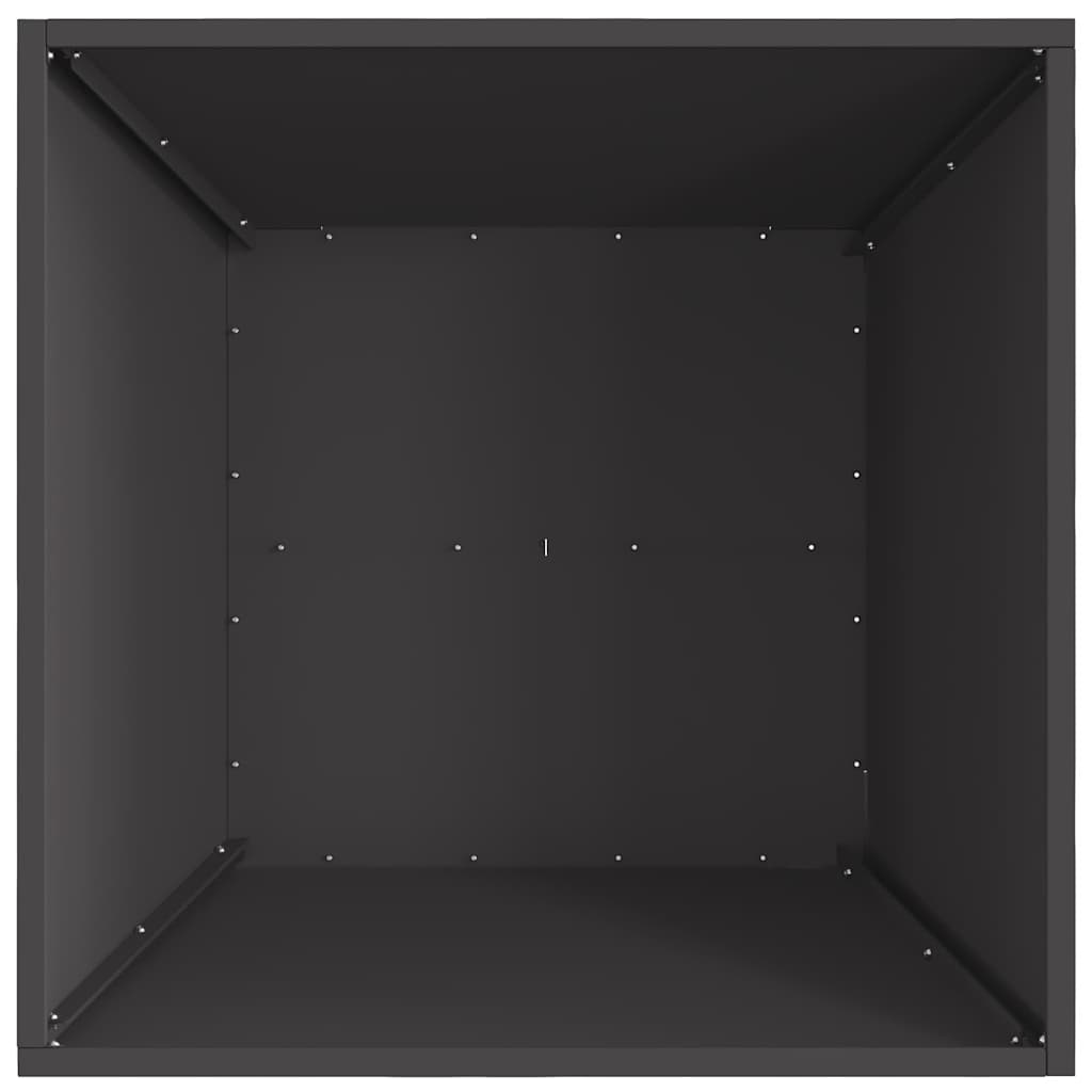 Kamin Crna 60 x 60 x 30 cm Čelik