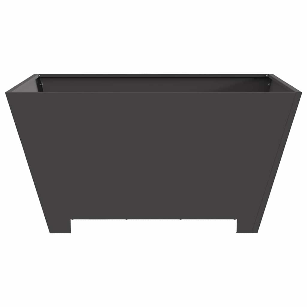 Kamin Crna 80 x 80 x 40 cm Čelik otporan na vremenske uvjete