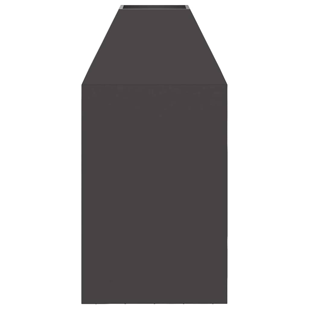 Kamin Crna 50 x 50 x 100 cm Čelik otporan na vremenske uvjete