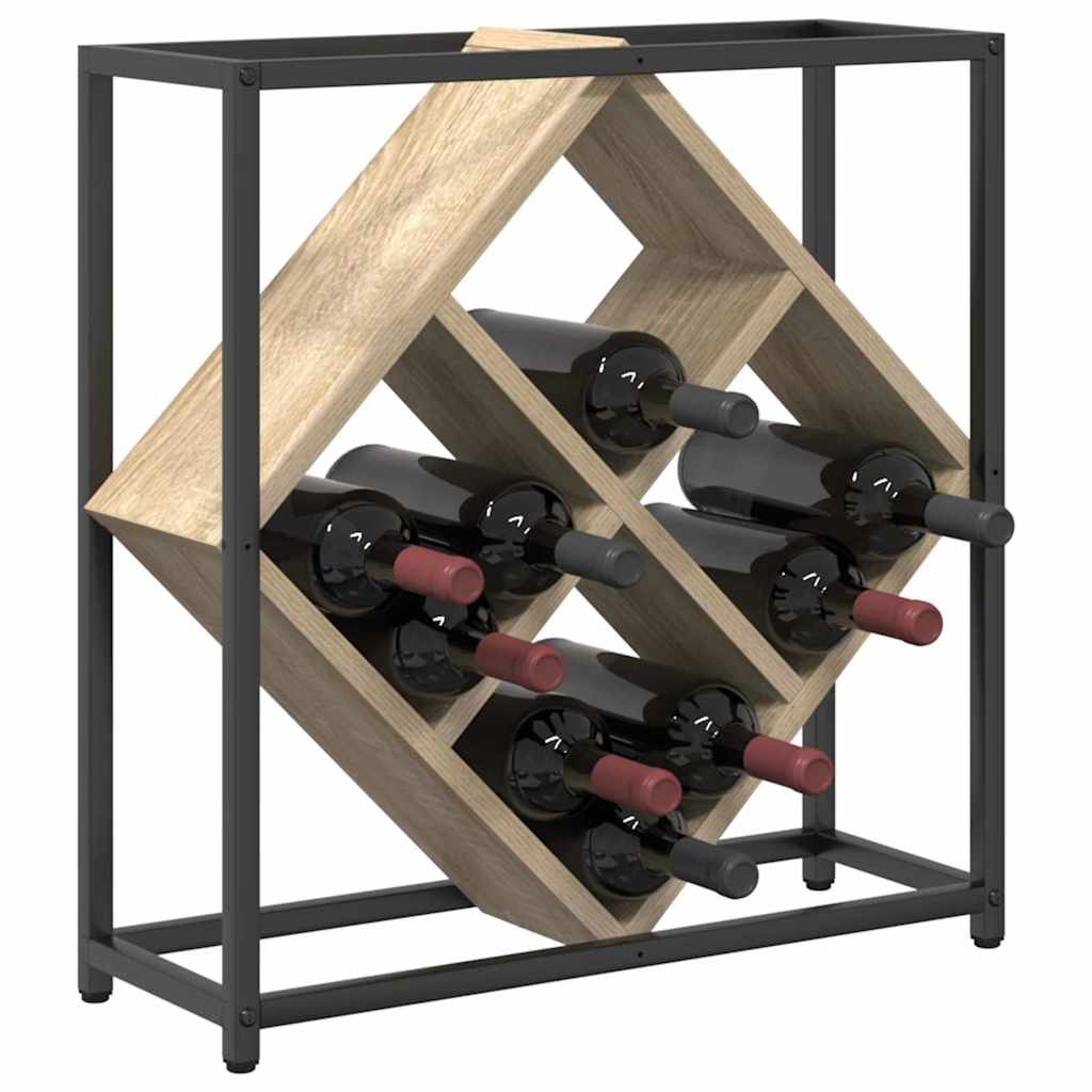Stalak za vino Sonoma hrast 51 x 18 x 52,5 cm Konstruirano drvo