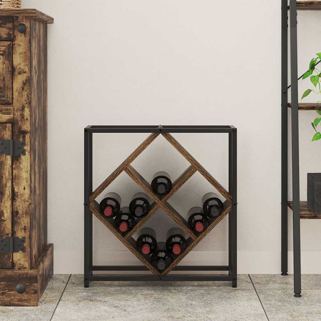 Stalak za vino Dimljeni hrast 51 x 18 x 52,5 cm