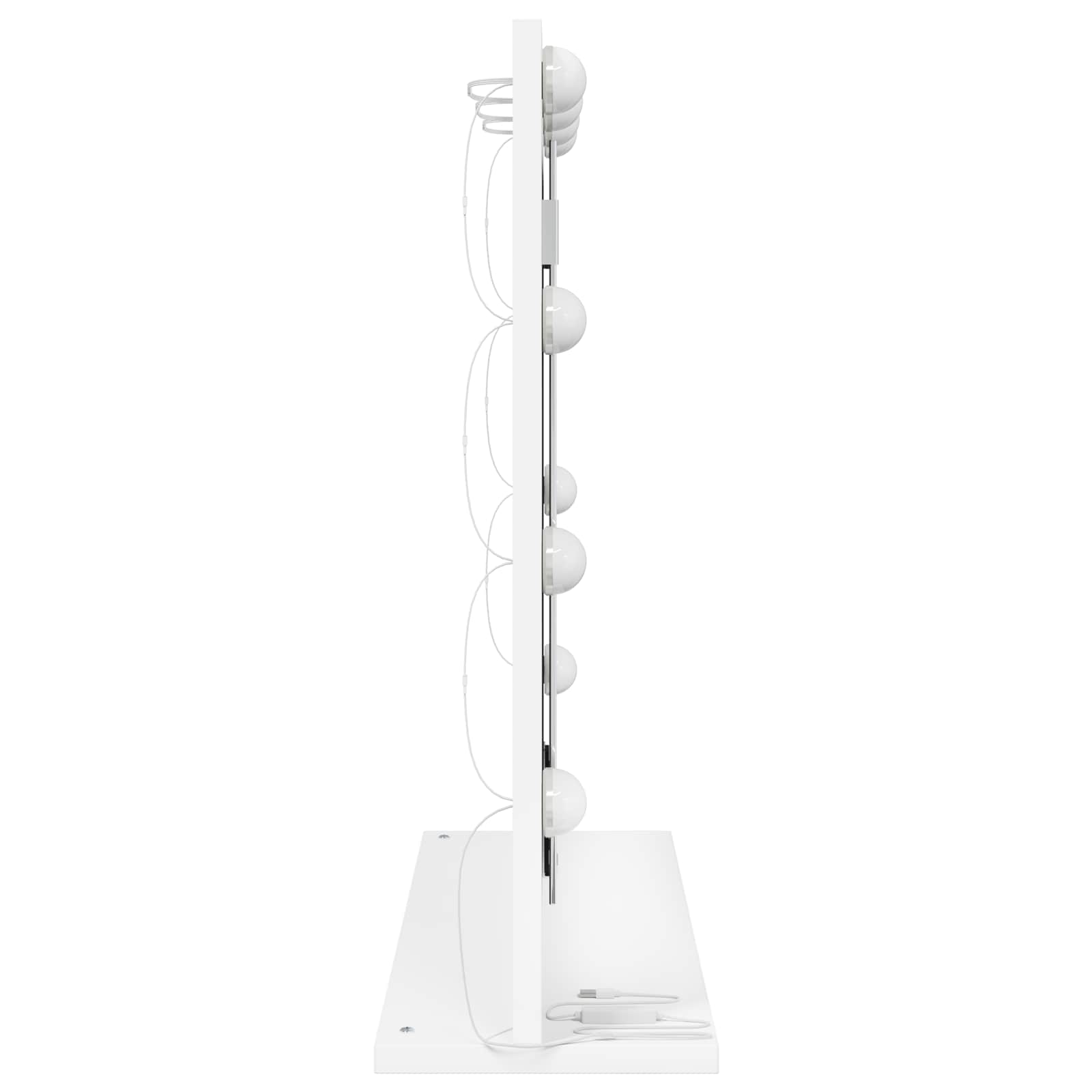 Ogledalo za Toalet Pravokutni Bijelo 60 x 55 x 18 cm