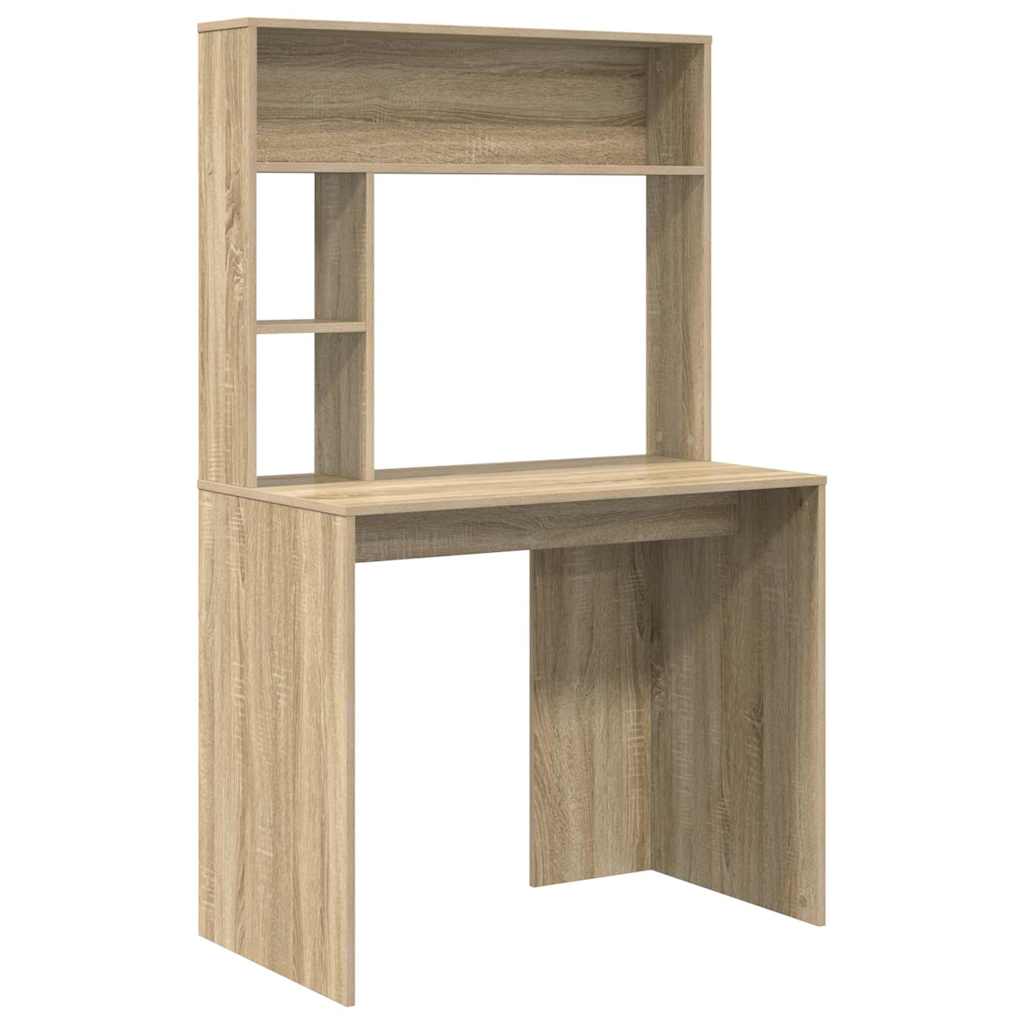 Stol s policom Sonoma hrast 91 x 50 x 149 cm Konstruirano drvo