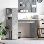 Stol Betonski sivi 113 x 54 x 120 cm Konstruirano drvo