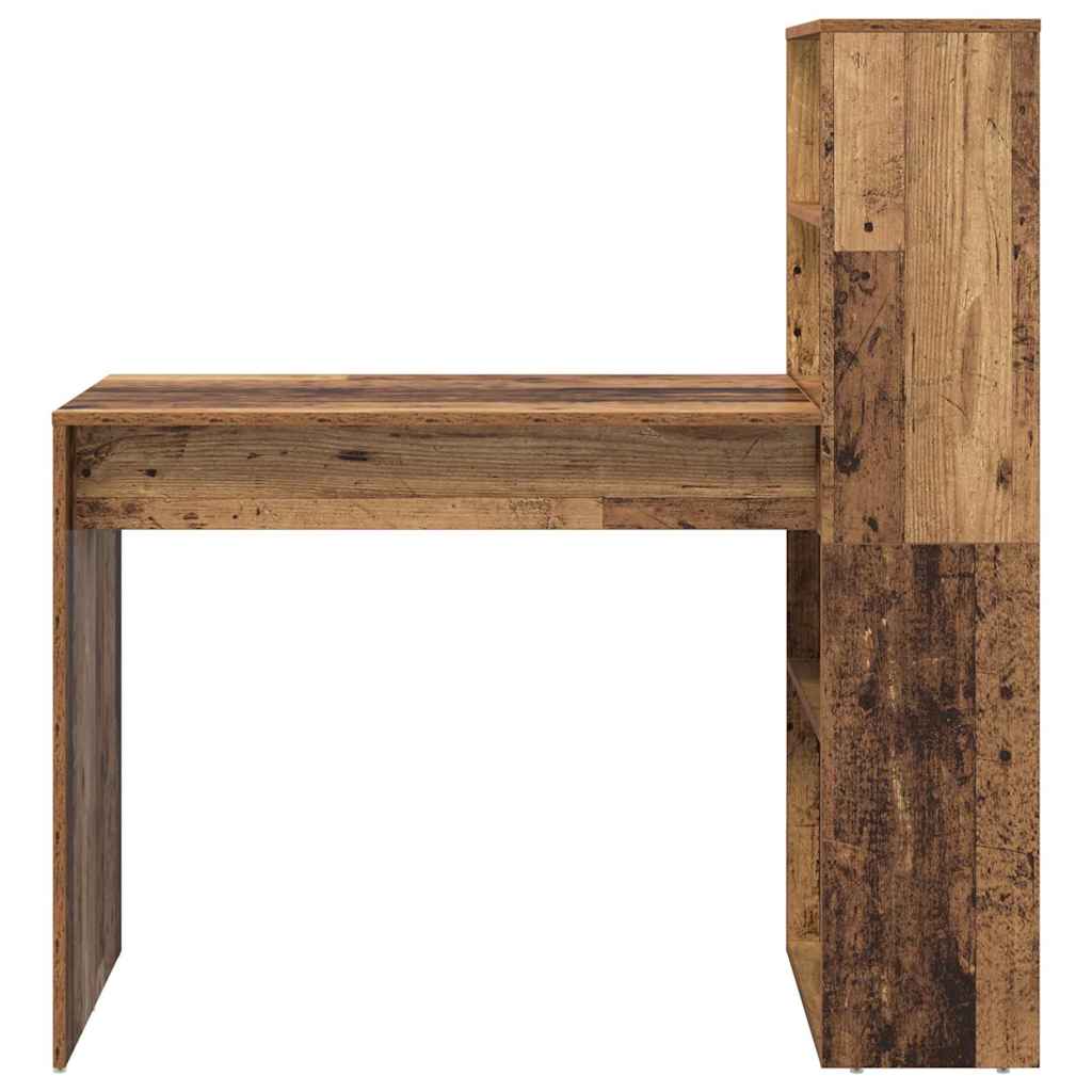 Stol s policom Staro drvo 113 x 54 x 120 cm Konstruirano drvo