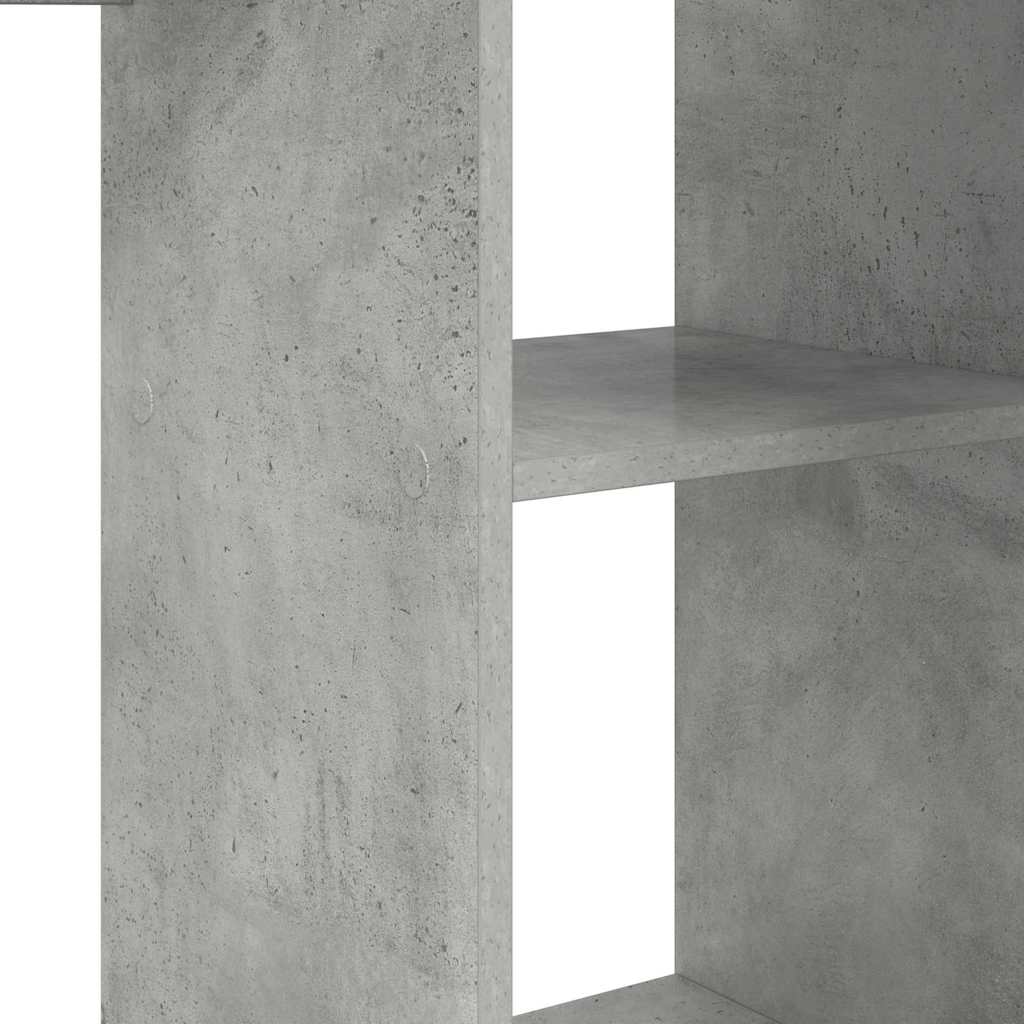 Stol Betonski sivi 142 x 102 x 73 cm Konstruirano drvo