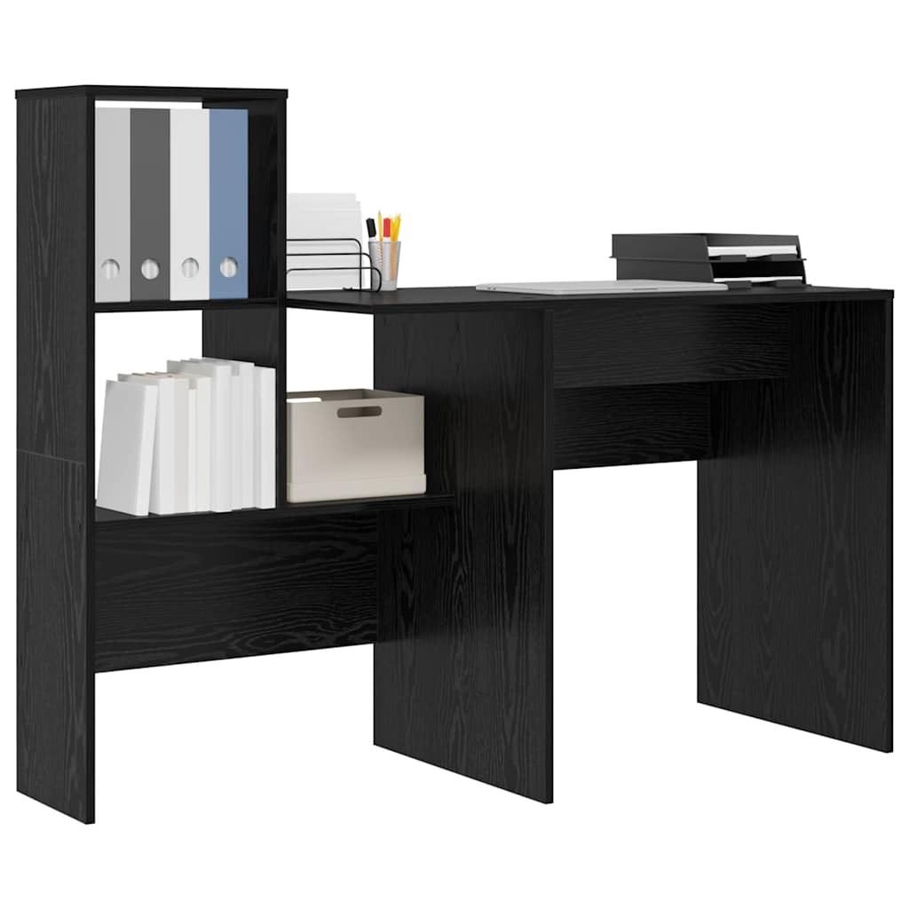 Stol Crni hrast 131,5 x 50 x 106,5 cm Konstruirano drvo