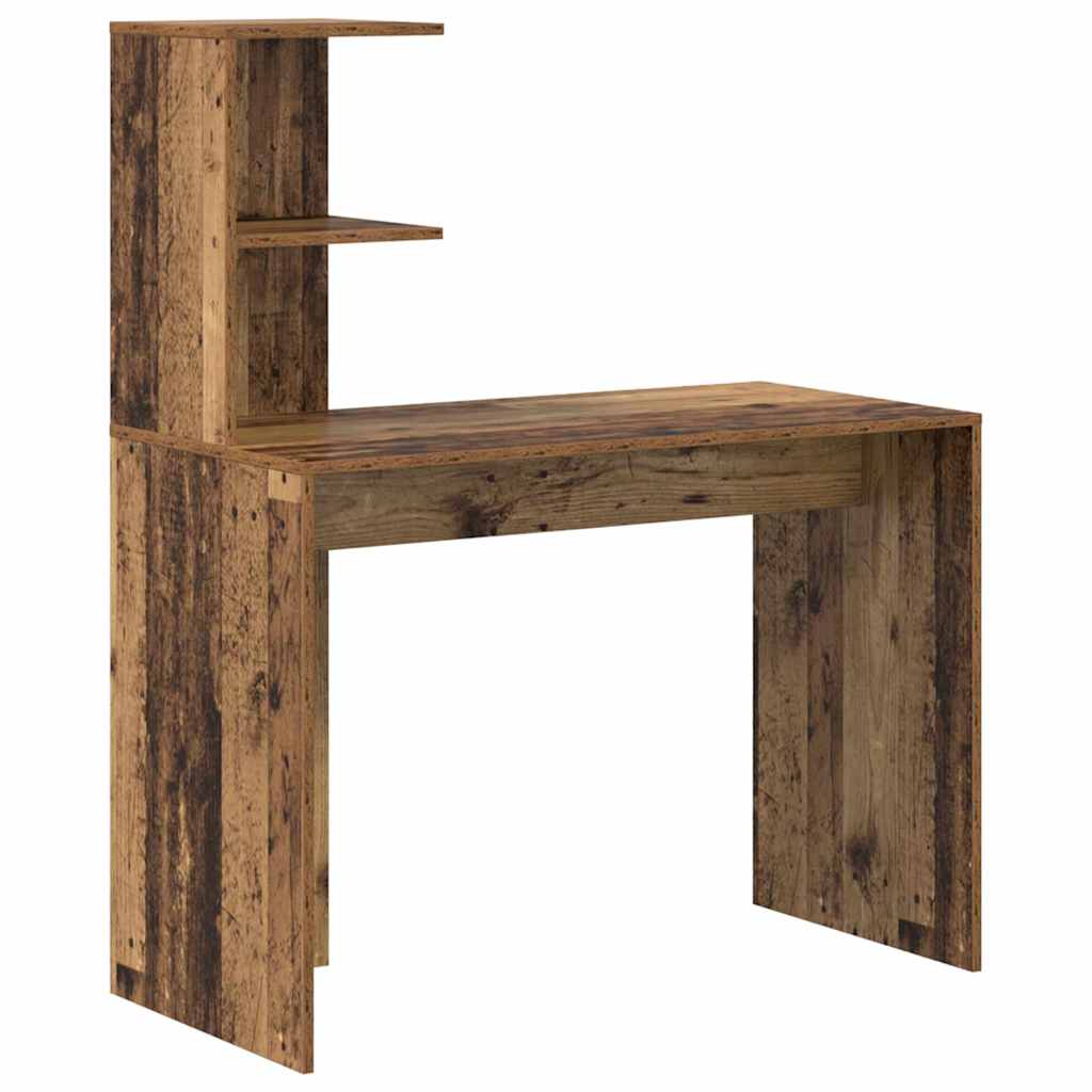 Stol s policom Staro drvo 102 x 50 x 124 cm Konstruirano drvo
