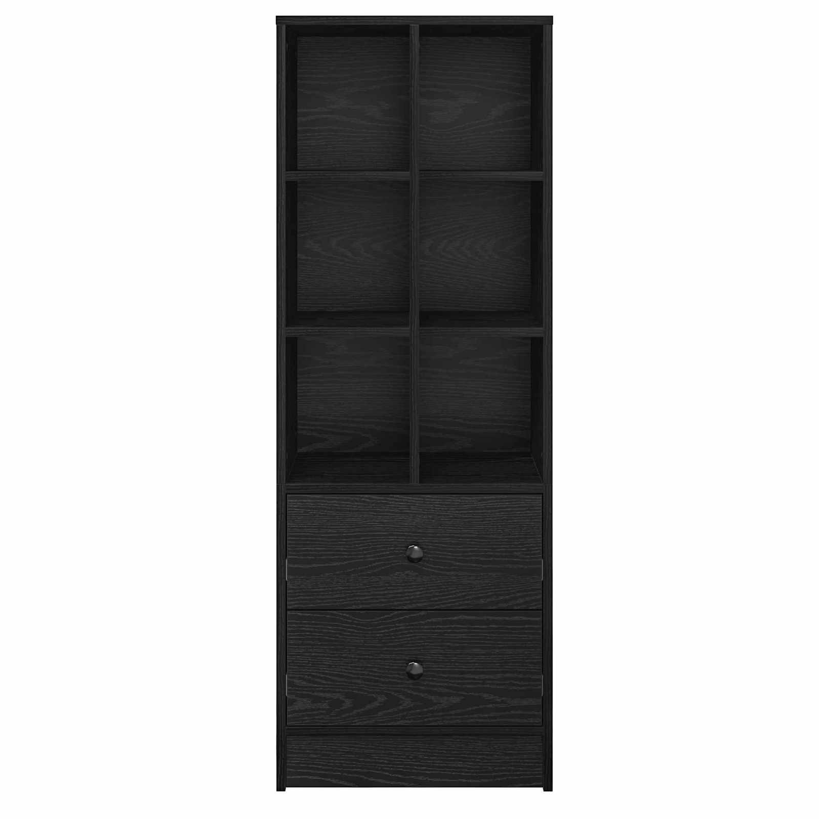 Highboard s ladicama Crni hrast 45,5 x 34 x 127 cm