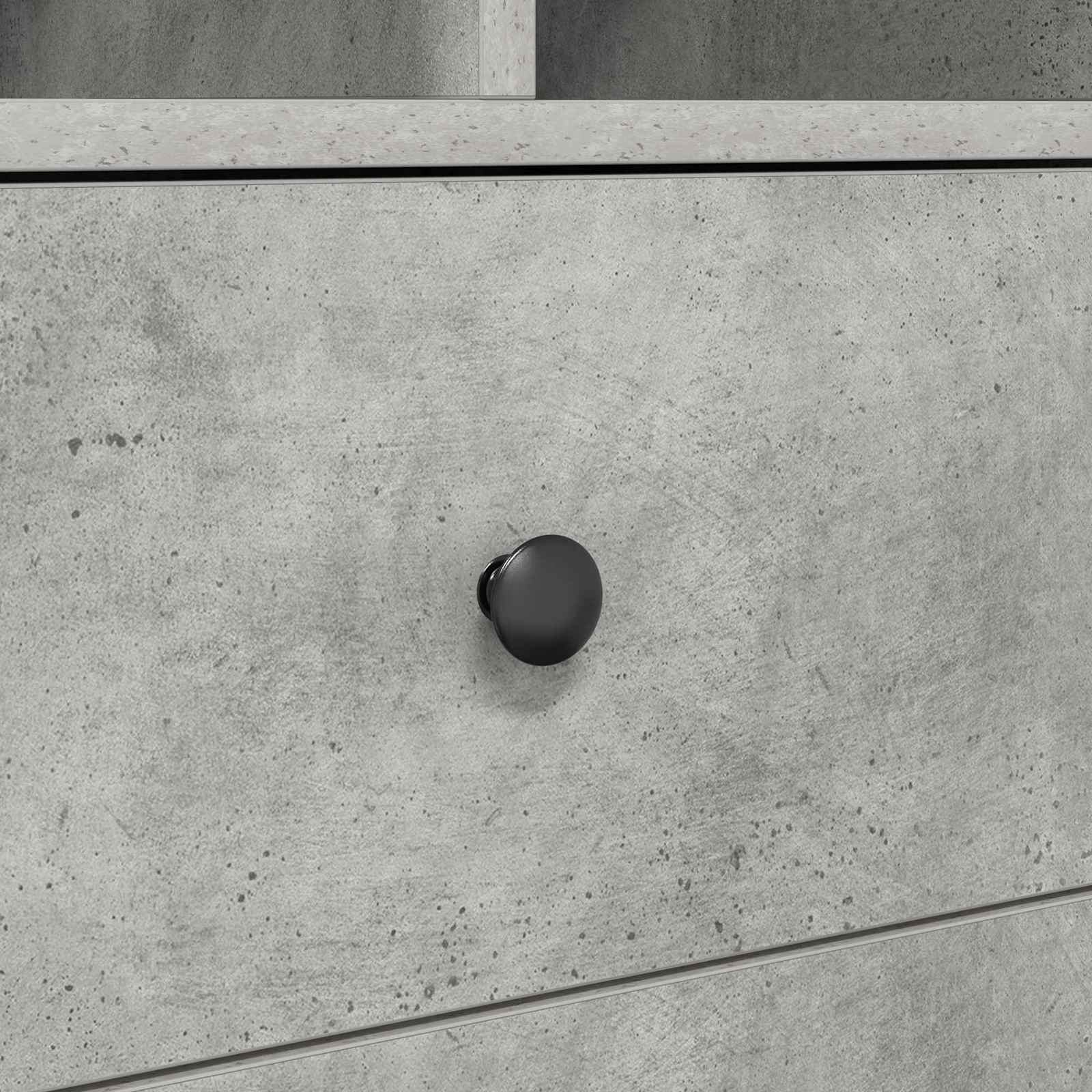 Highboard s ladicama Betonski sivi 45,5 x 34 x 127 cm