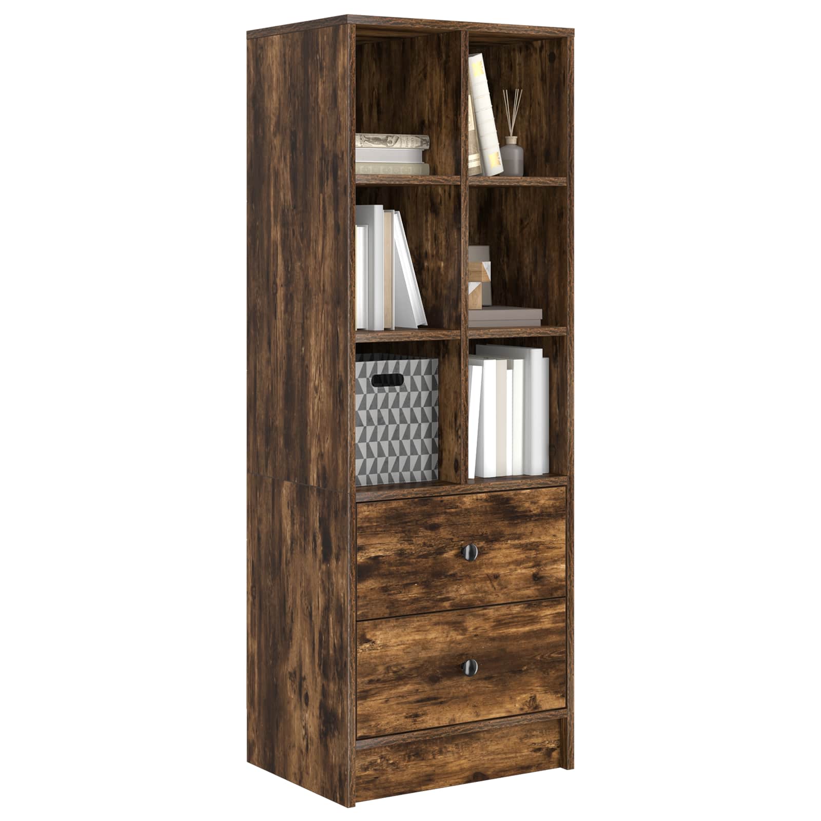 Highboard s ladicama Dimljeni hrast 45,5 x 34 x 127 cm