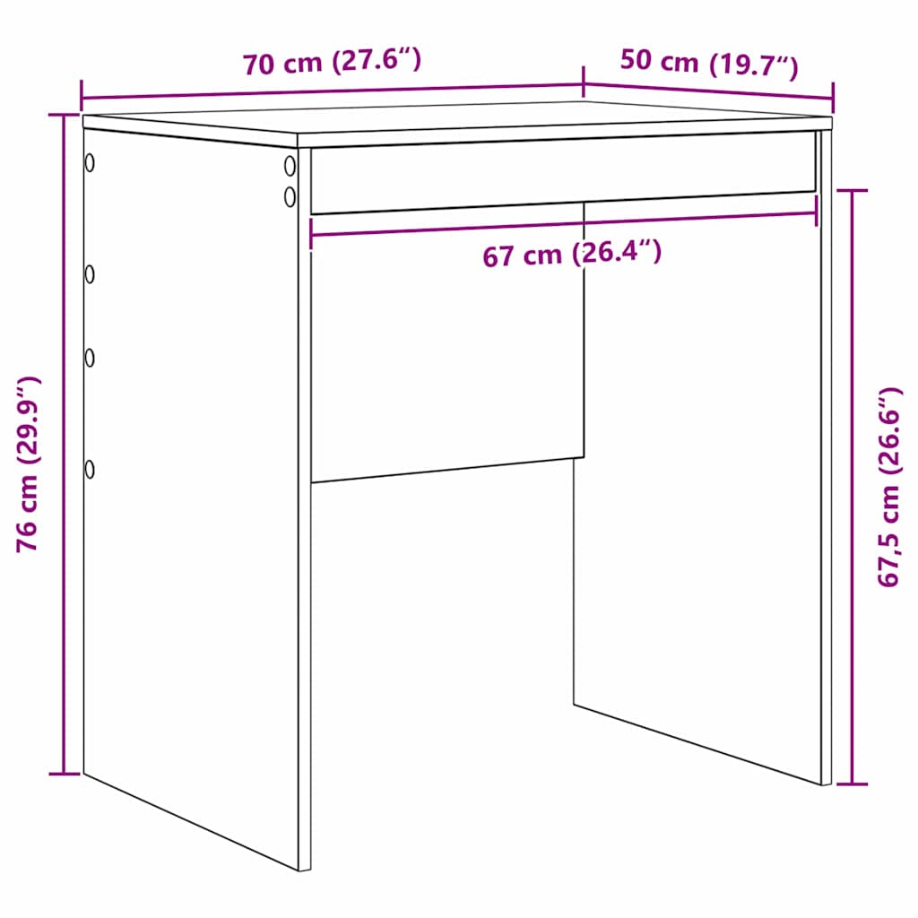 Stol Betonski sivi 70 x 50 x 76 cm
