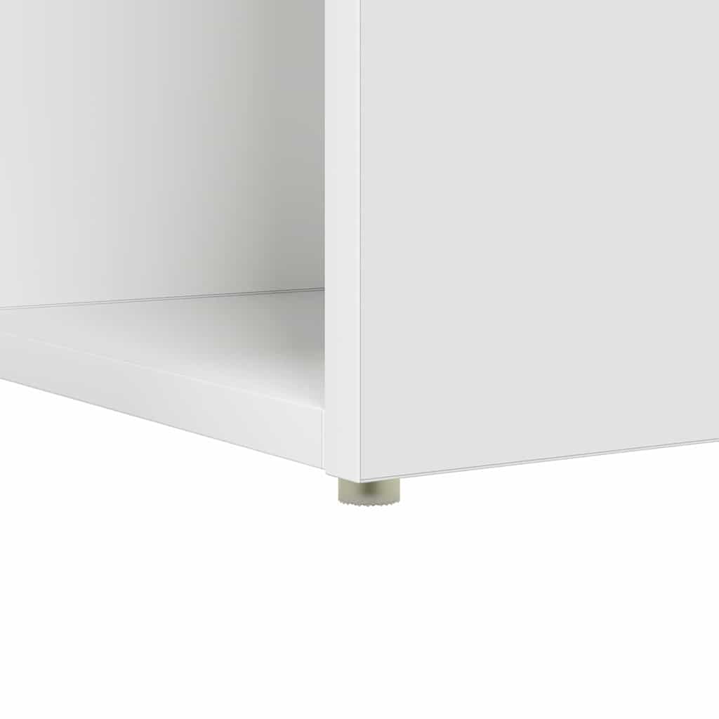 Stol s policom Bijelo 108 x 55 x 103.5 cm Konstruirano drvo