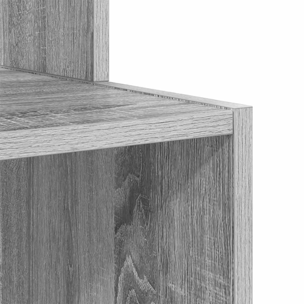Stol s policom Siva Sonoma 106 x 41 x 88.5 cm Konstruirano drvo