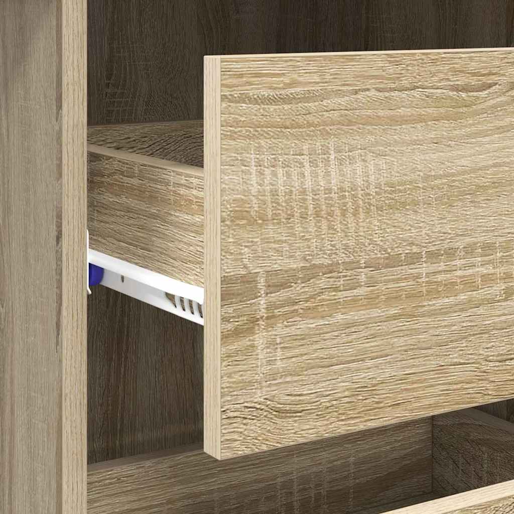 Stol Sonoma hrast 90 x 37.5 x 75 cm Konstruirano drvo