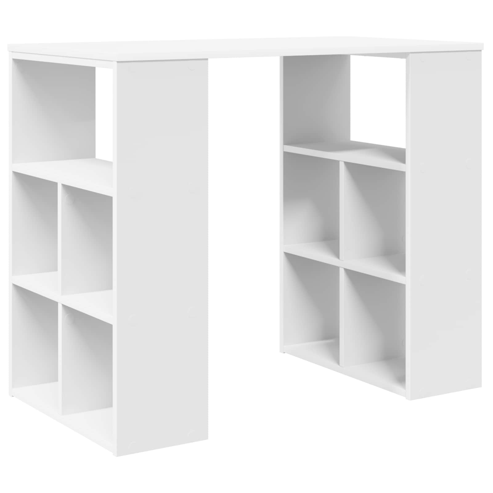 Stol s policom Bijelo 90 x 50 x 75 cm Konstruirano drvo