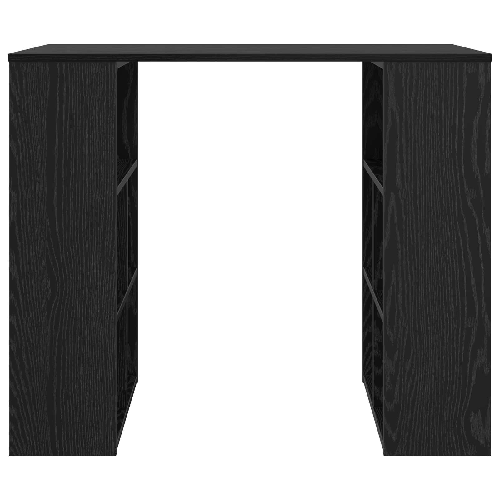 Stol s policom Crni hrast 90 x 50 x 75 cm Konstruirano drvo