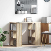 Stol s policom Sonoma hrast 90 x 50 x 75 cm Konstruirano drvo