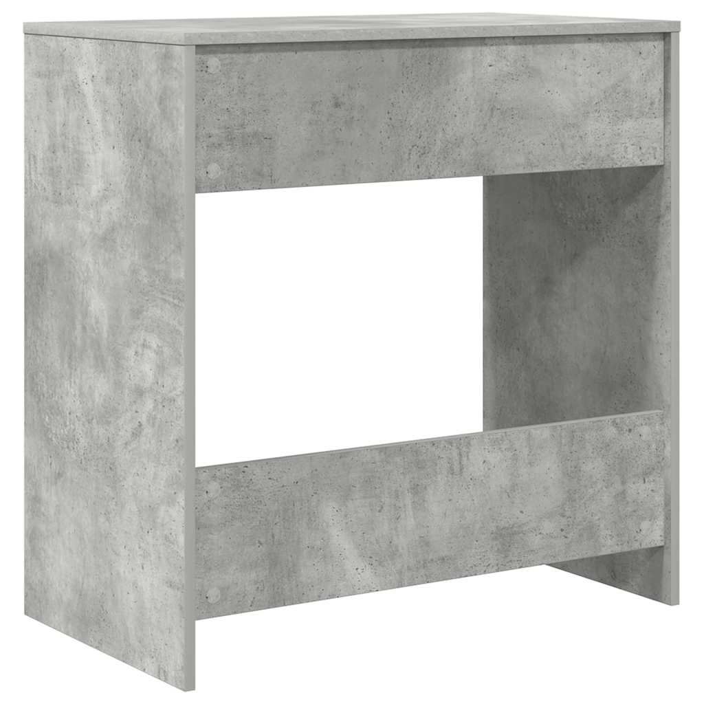 Stol Betonski sivi 77.5 x 43 x 79 cm Konstruirano drvo