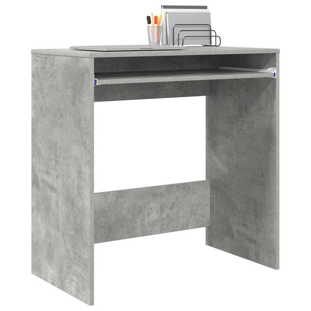 Stol Betonski sivi 77.5 x 43 x 79 cm Konstruirano drvo