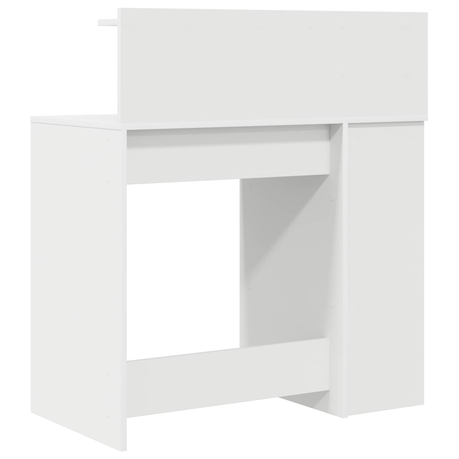 Stol s policom Bijelo 90 x 48 x 101,5 cm Konstruirano drvo