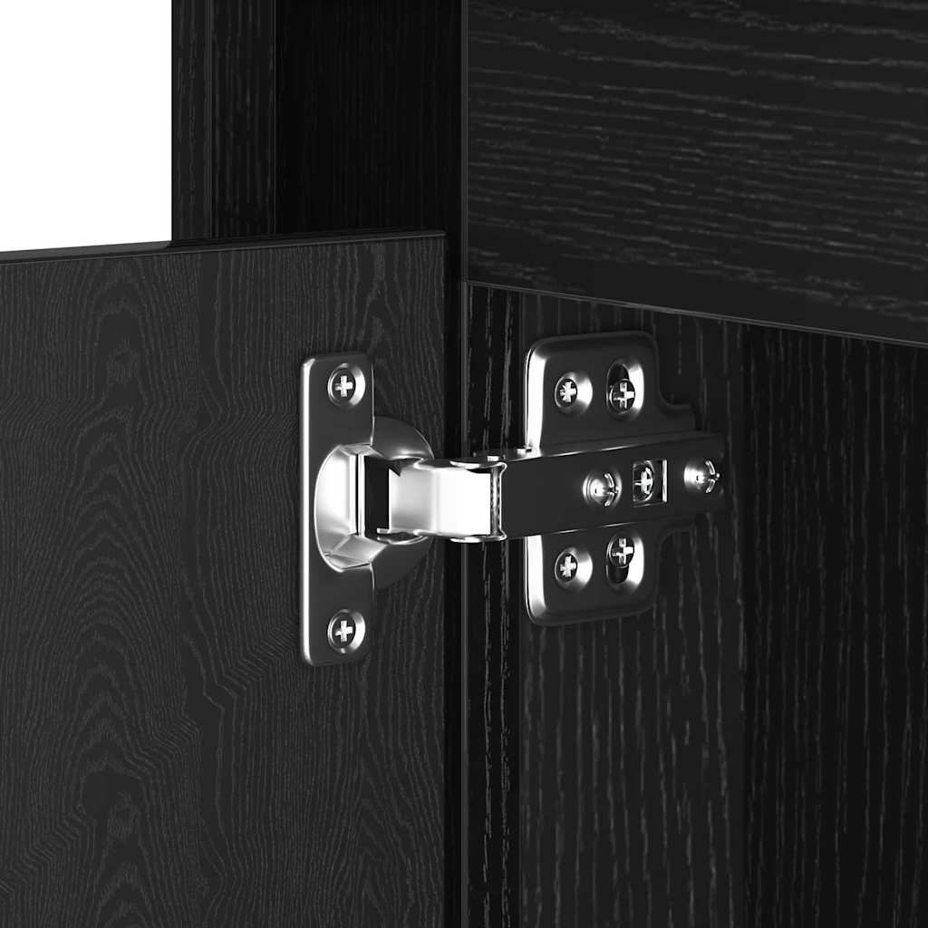 Noćni ormar Crna 44 x 34,5 x 45 cm Konstruirano drvo