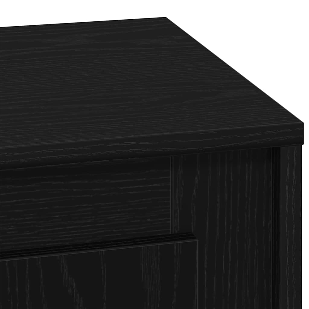 Noćni ormar 2 pcs Crna 44 x 34,5 x 45 cm Konstruirano drvo