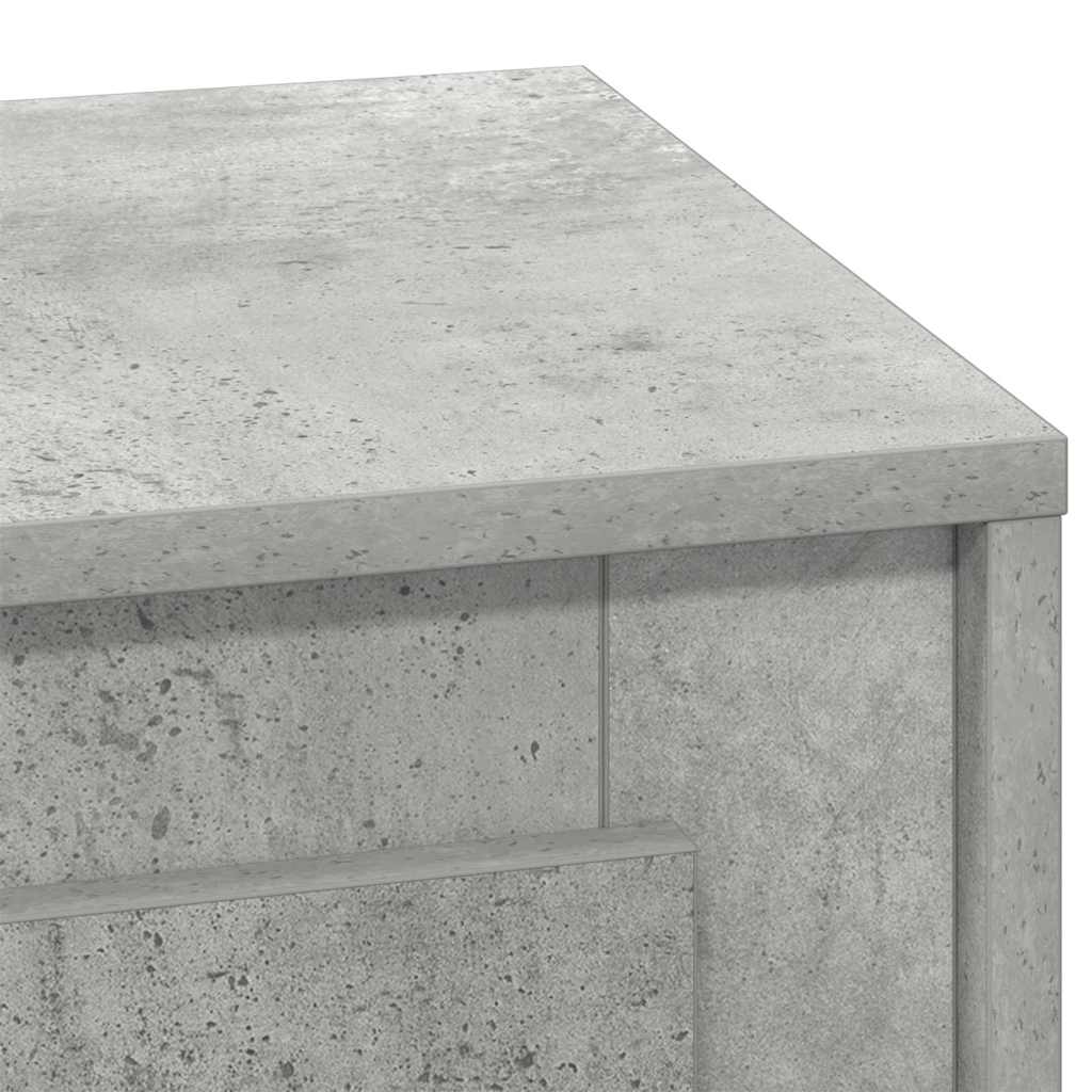 Noćni ormar Betonski sivi 44 x 34,5 x 45 cm Konstruirano drvo