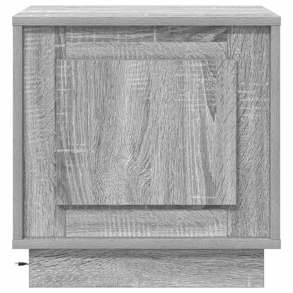 Noćni ormar Siva 44 x 34,5 x 45 cm Konstruirano drvo