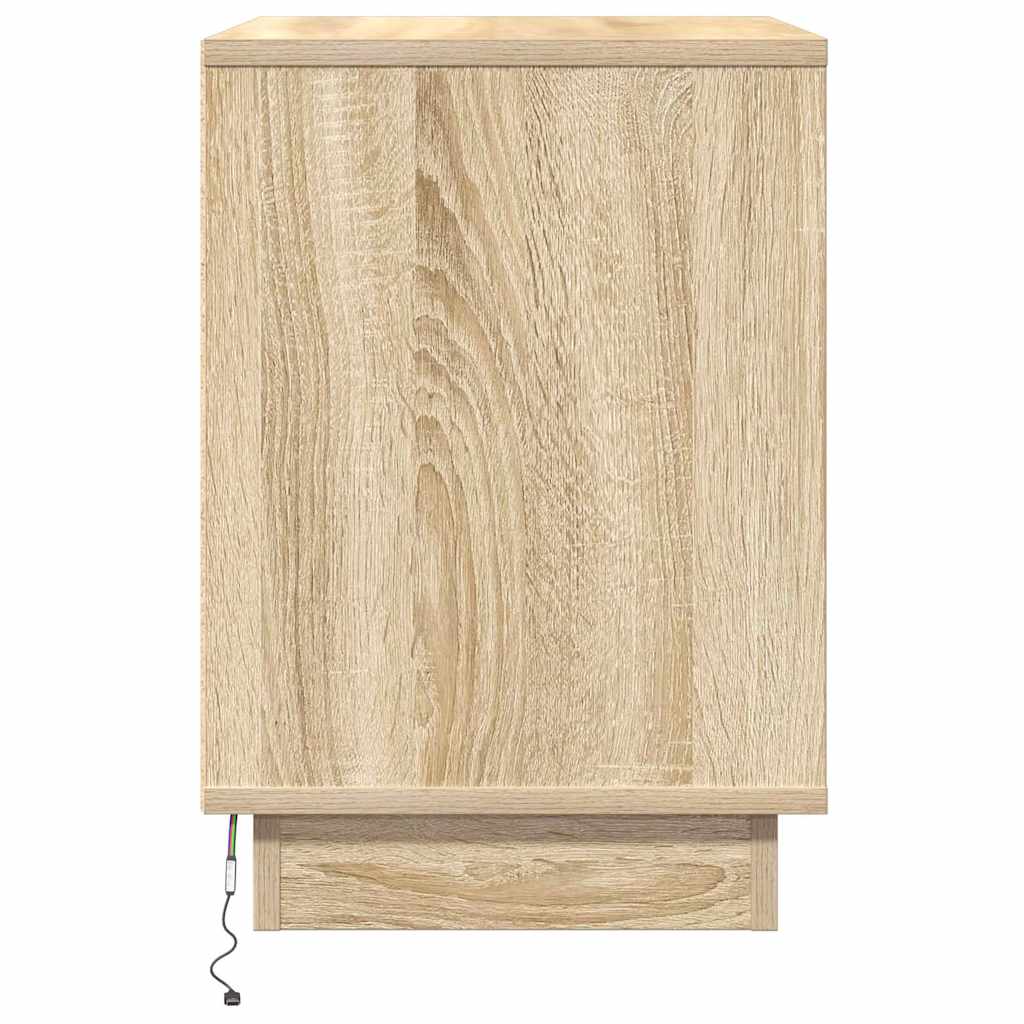 Noćni ormar Sonoma hrast 50 x 34,5 x 50 cm. Konstruirano drvo