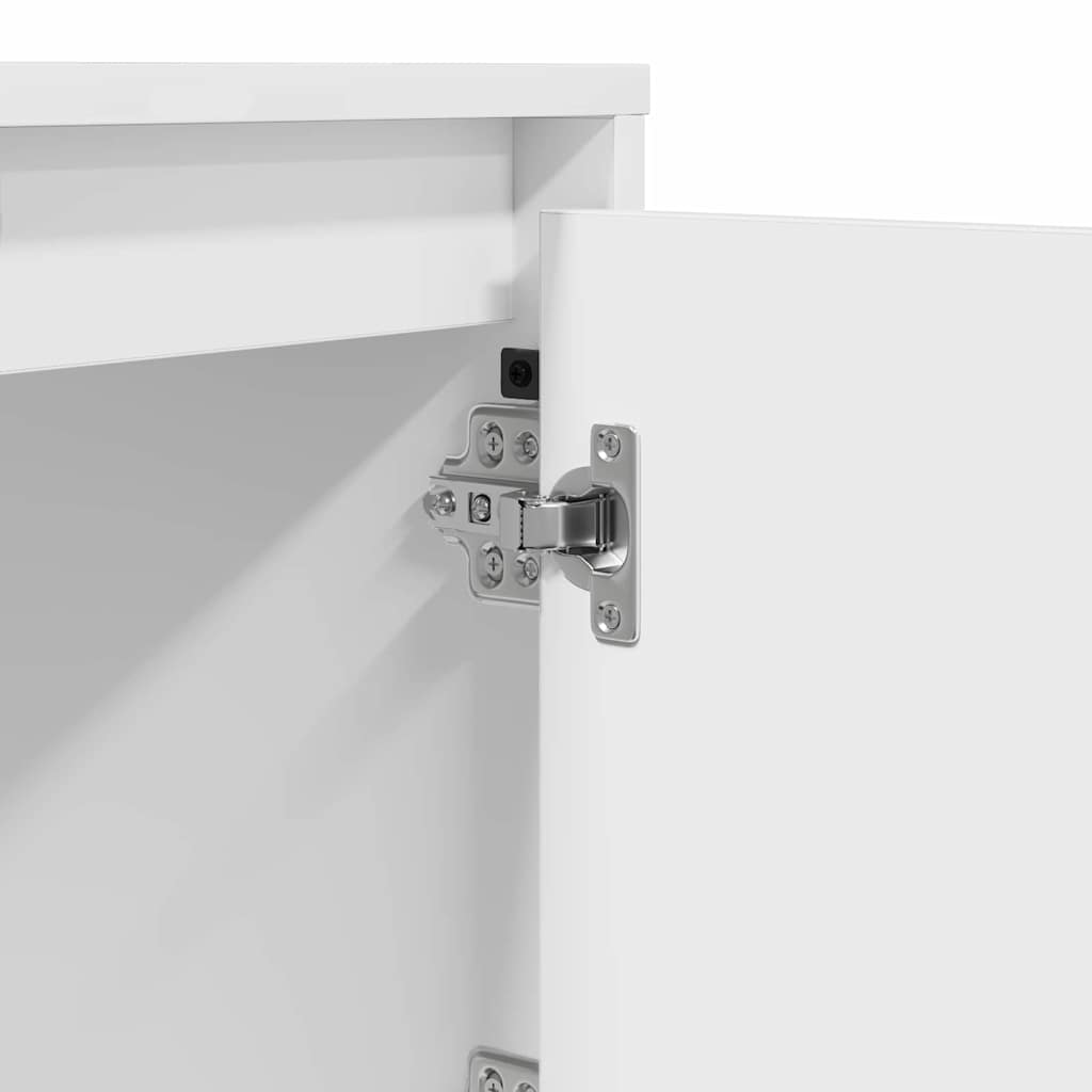 Noćni ormar 2 pcs Bijelo 39 x 34,5 x 50 cm Konstruirano drvo