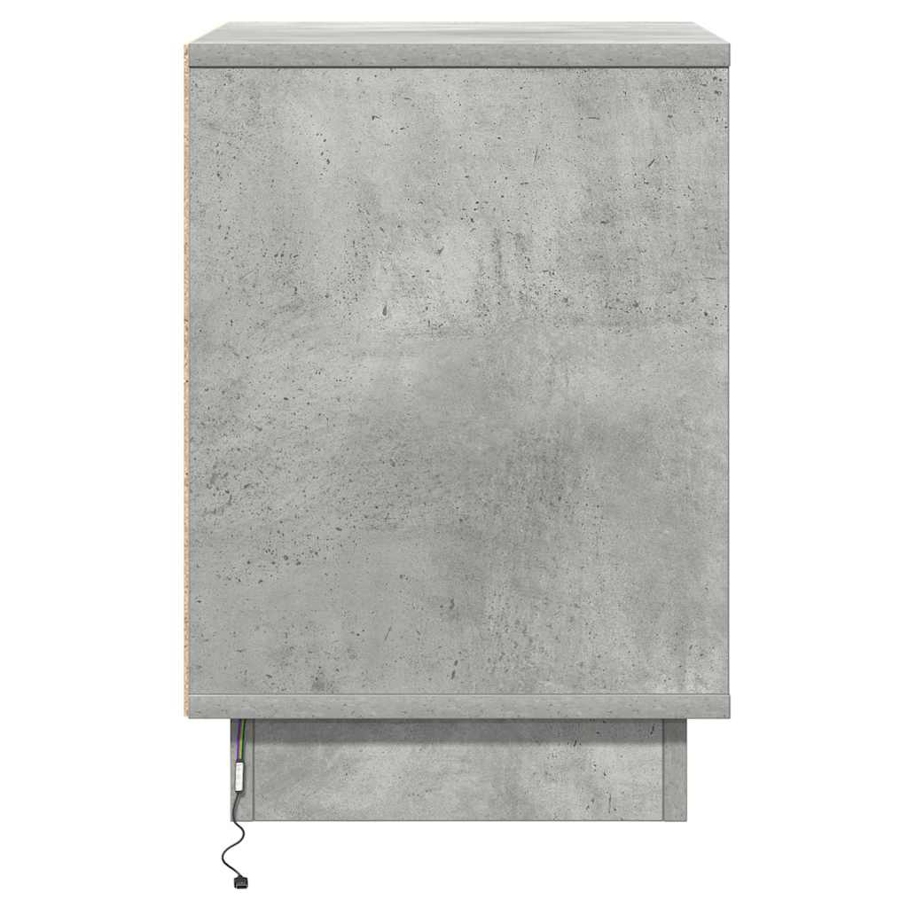 Noćni ormar 2 pcs Betonski sivi 39 x 34,5 x 50 cm