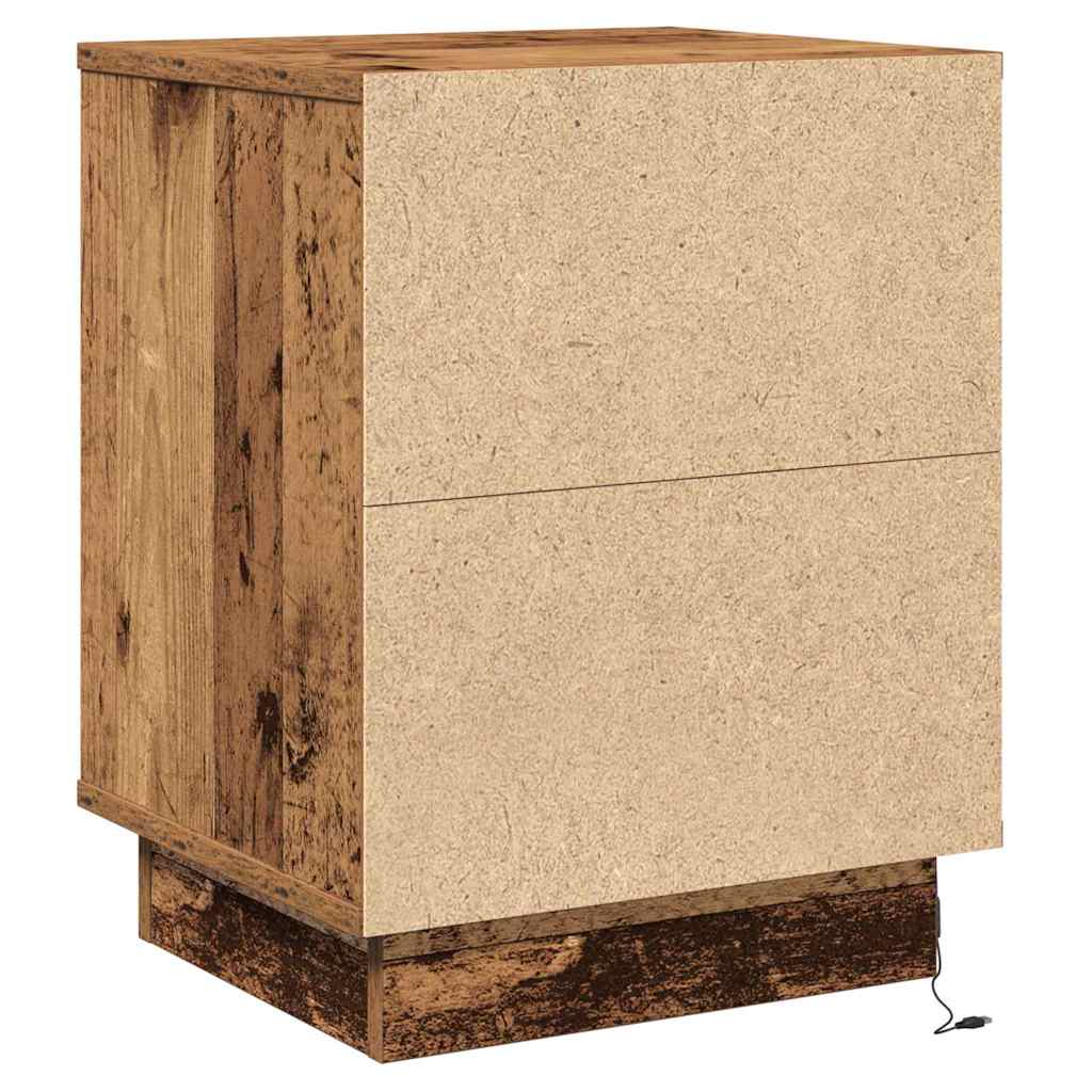 Noćni ormar Staro drvo 39 x 34,5 x 50 cm Konstruirano drvo