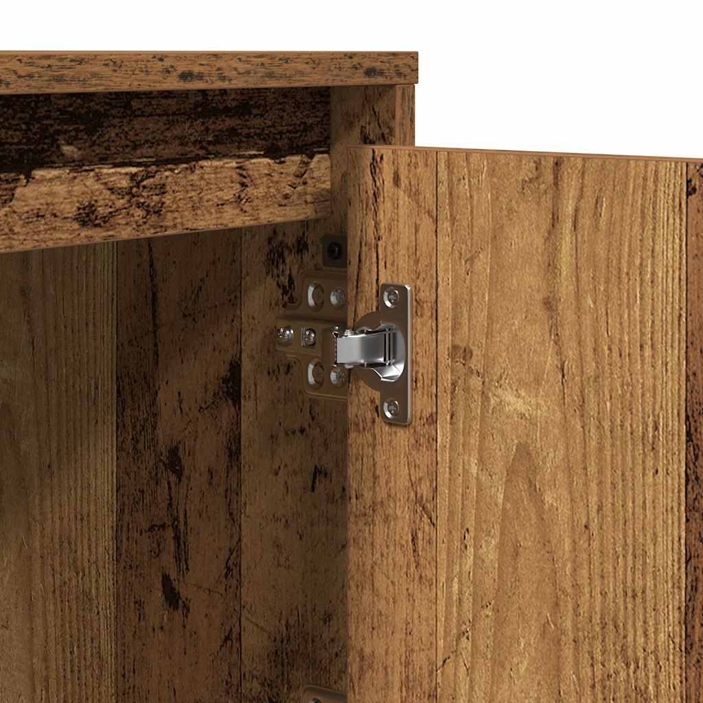 Noćni ormar 2 pcs Staro drvo 39 x 34,5 x 50 cm