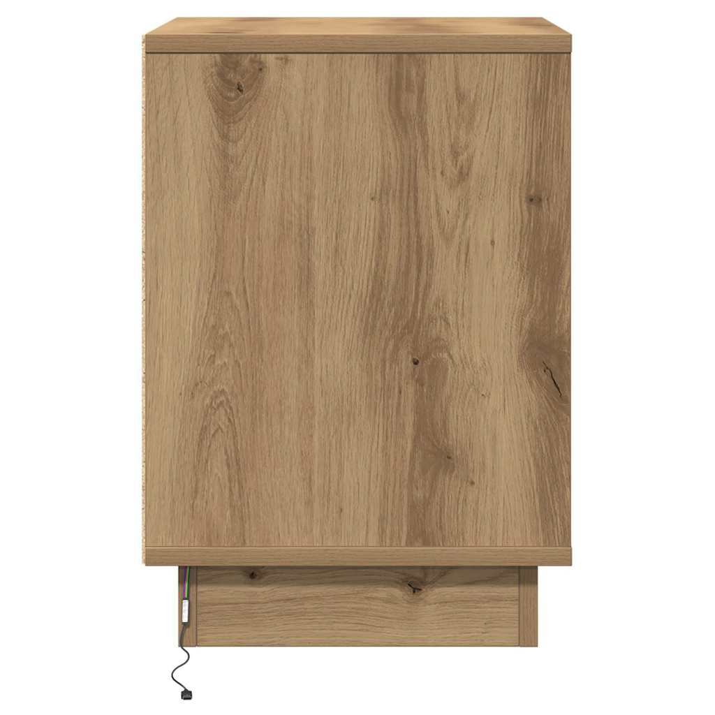 Noćni ormar s ladicama 2 pcs Umjetnički hrast 39 x 34,5 x 50 cm