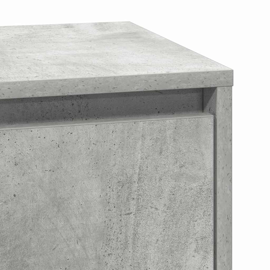 Noćni ormar Betonski sivi 39 x 34,5 x 65 cm Konstruirano drvo