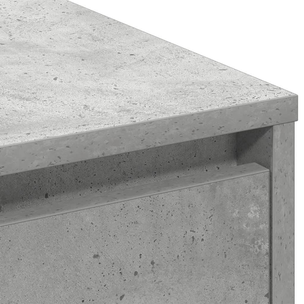 LED komoda za Betonska siva 71 x 34,5 x 75 cm