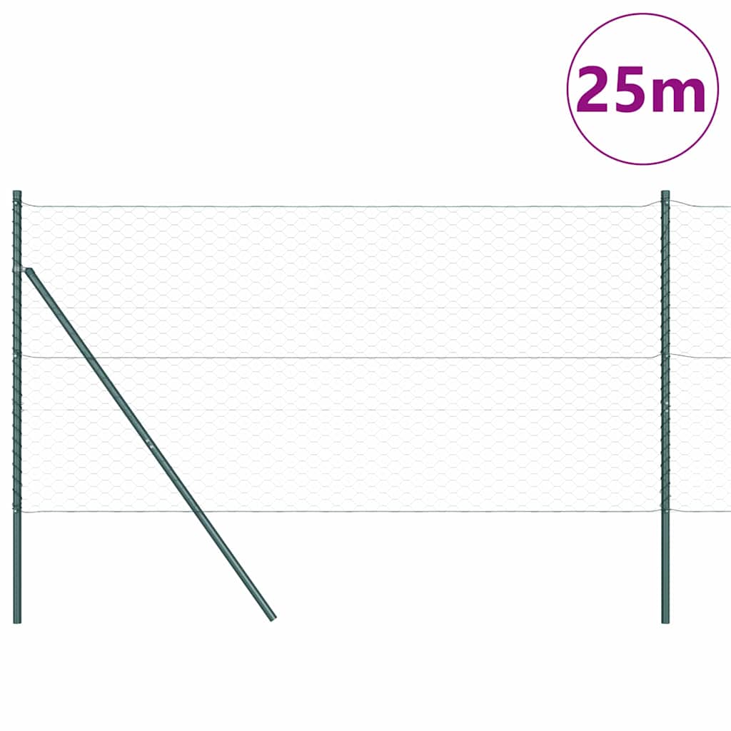 Sukladni osnovni dodatak za hexagonalnu ogradu 25 x 1,2 m Mreža