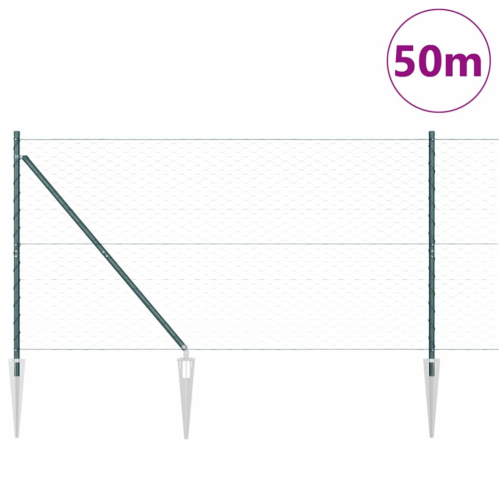 Zavareno žičano ograđivanje s bodljama 50 x 1,2 m (Š x V)