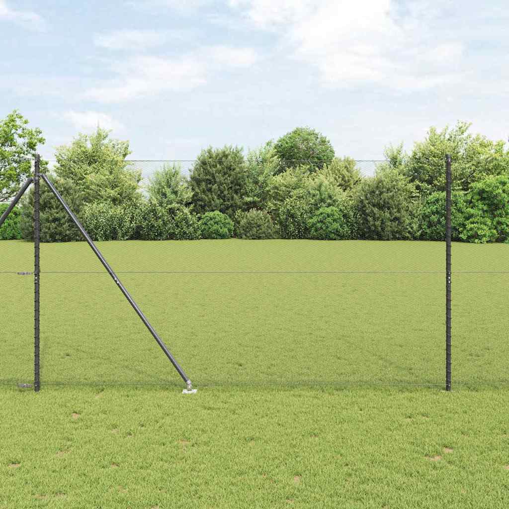 Heksagonalna ograda s stubom 50 x 1,6 m Čelik premazan PVC-om