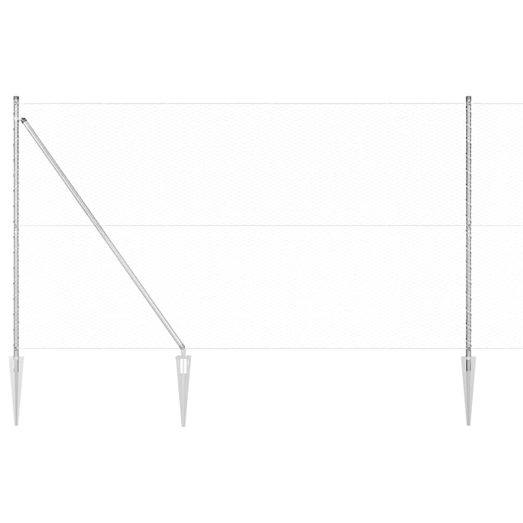 Zavareno žičano ograđivanje s bodljama 50 x 1,5 m (Š x V)