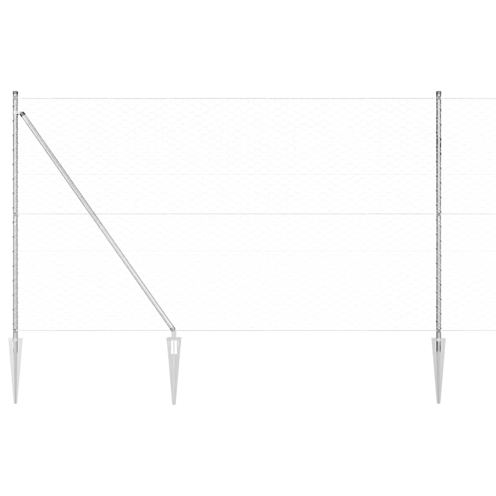 Zavareno žičano ograđivanje s bodljama 50 x 1,5 m (Š x V)