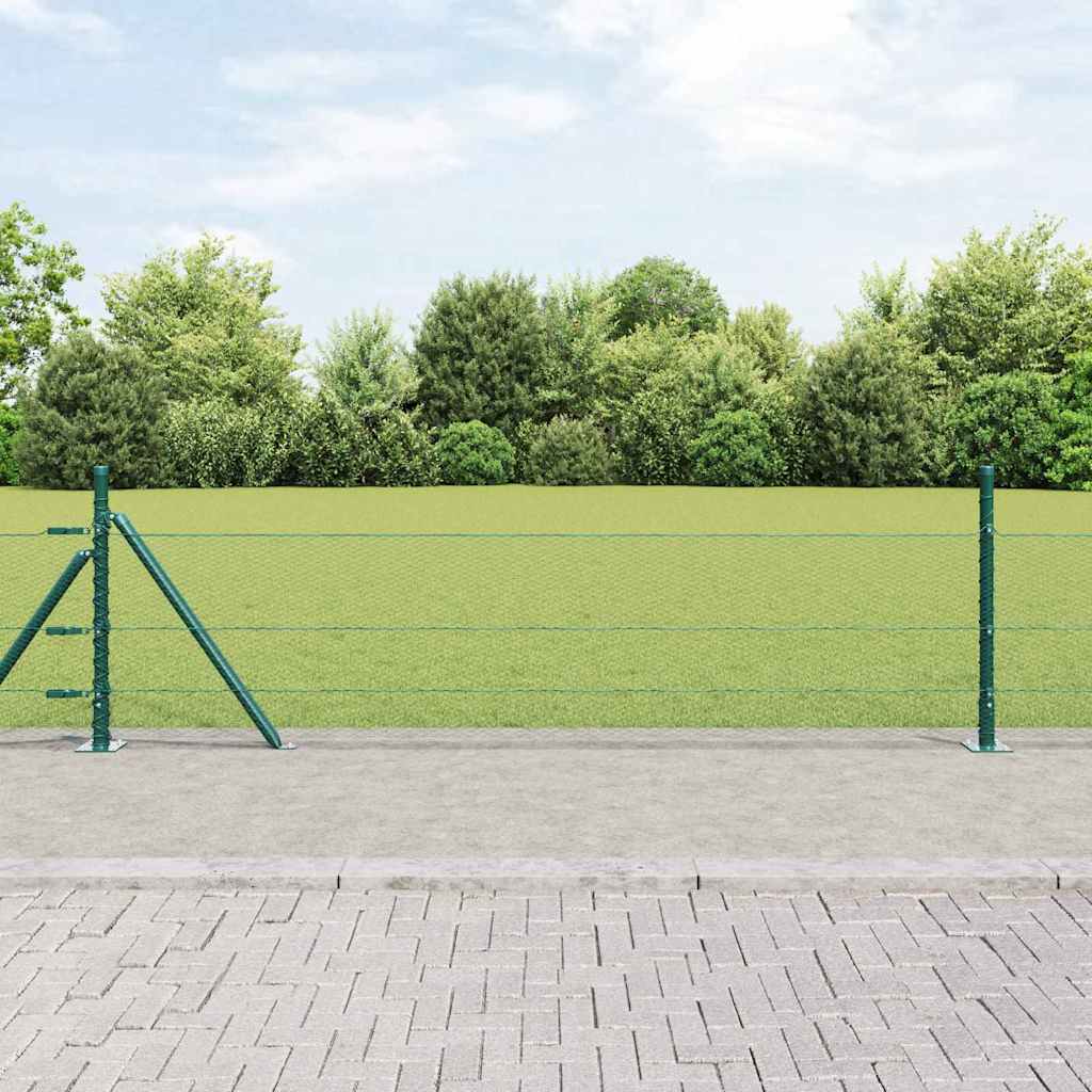 Heksagonalna ograda s betonskom osnovom 10 x 0,4 m Zelena Mreža