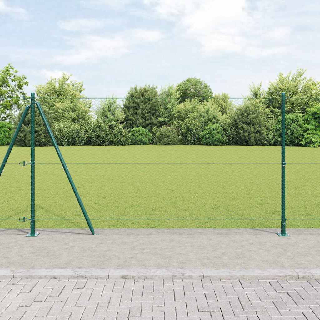 Heksagonalna ograda s betonskom osnovom 10 x 1,2 m Zelena Mreža