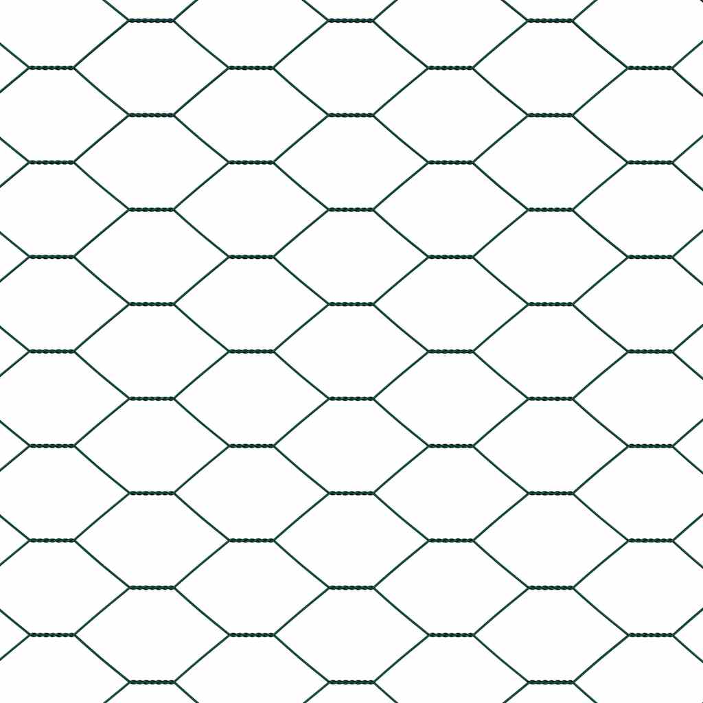 Heksagonalna ograda s betonskom osnovom 50 x 0,4 m Zelena Mreža