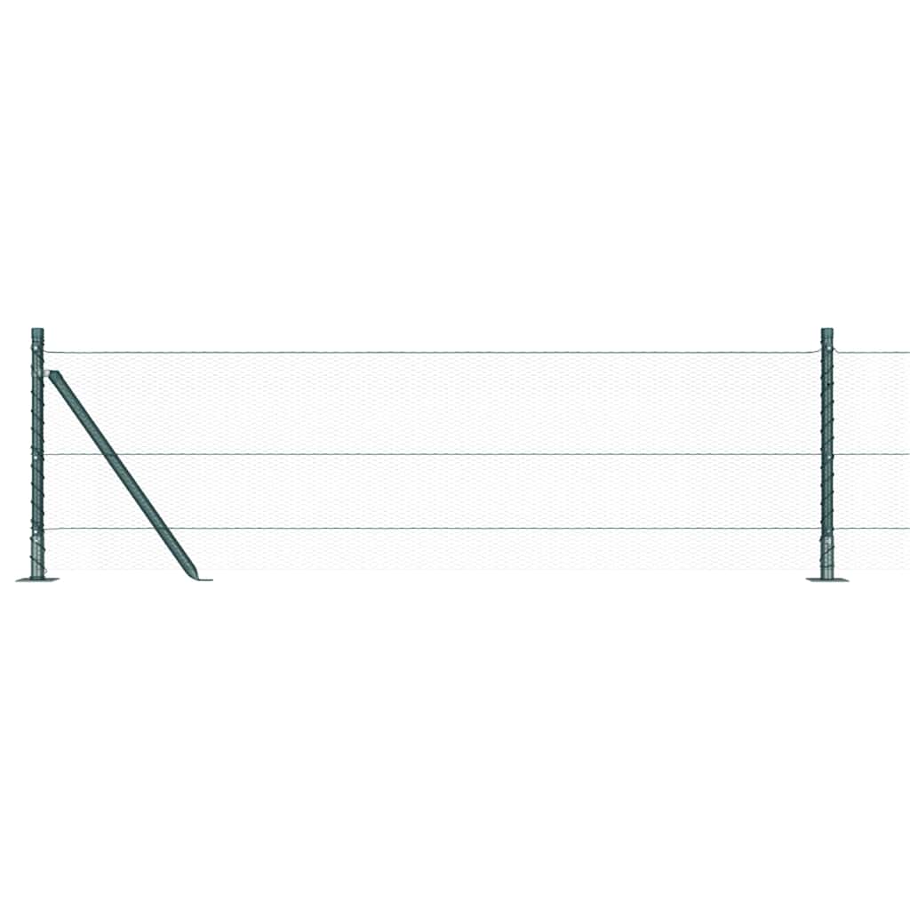 Heksagonalna ograda s betonskom osnovom 50 x 0,6 m Zelena Mreža