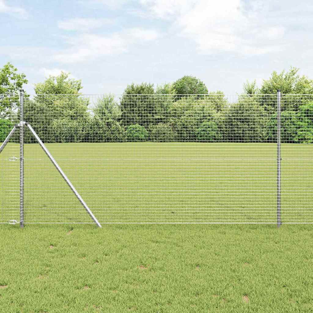 Zavarena žičana ograda za fiksaciju 10 x 1,4 m Pocinčani čelik