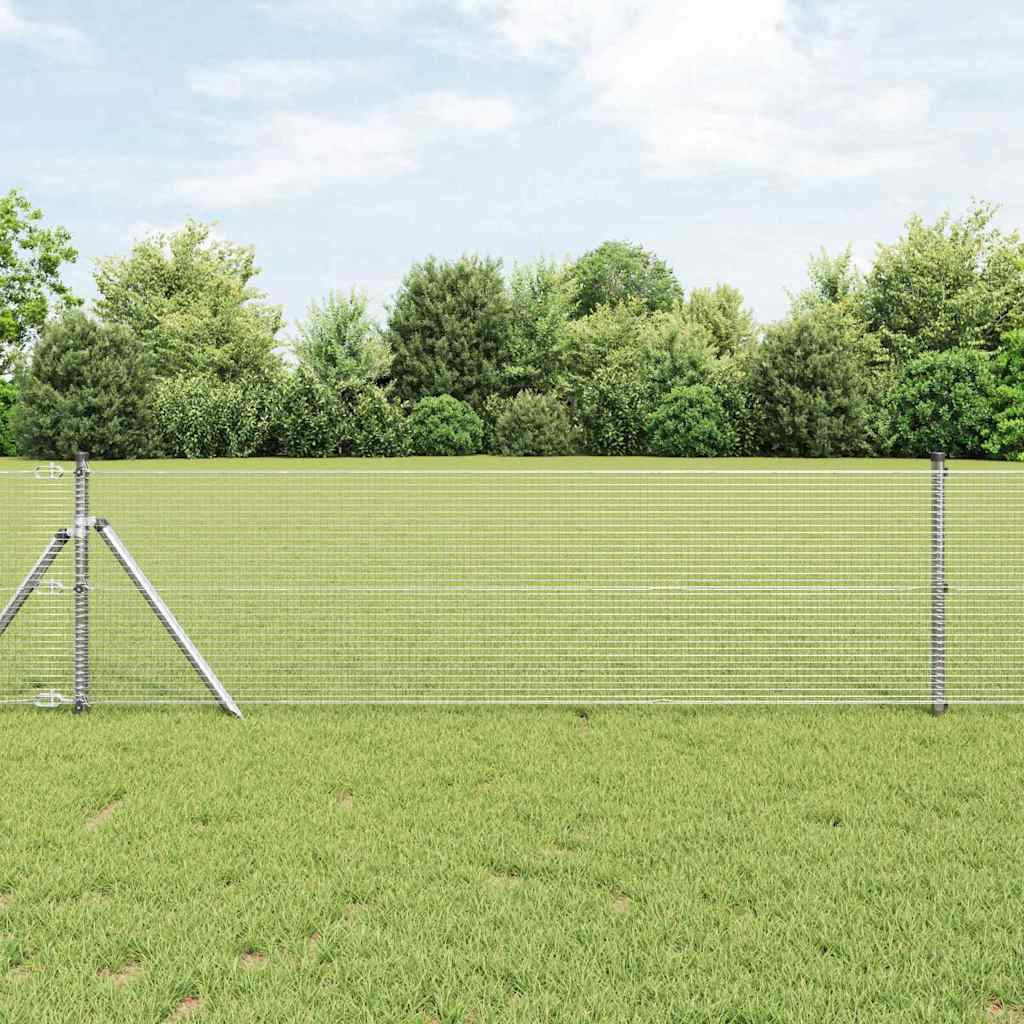 Zavarena žičana ograda za fiksaciju 25 x 0,6 m Pocinčani čelik